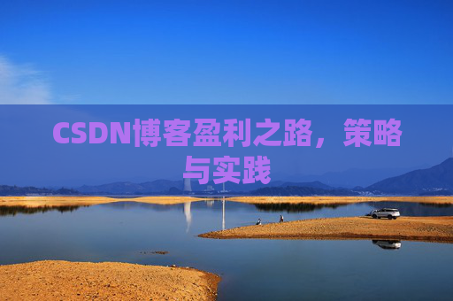 CSDN博客盈利之路，策略与实践